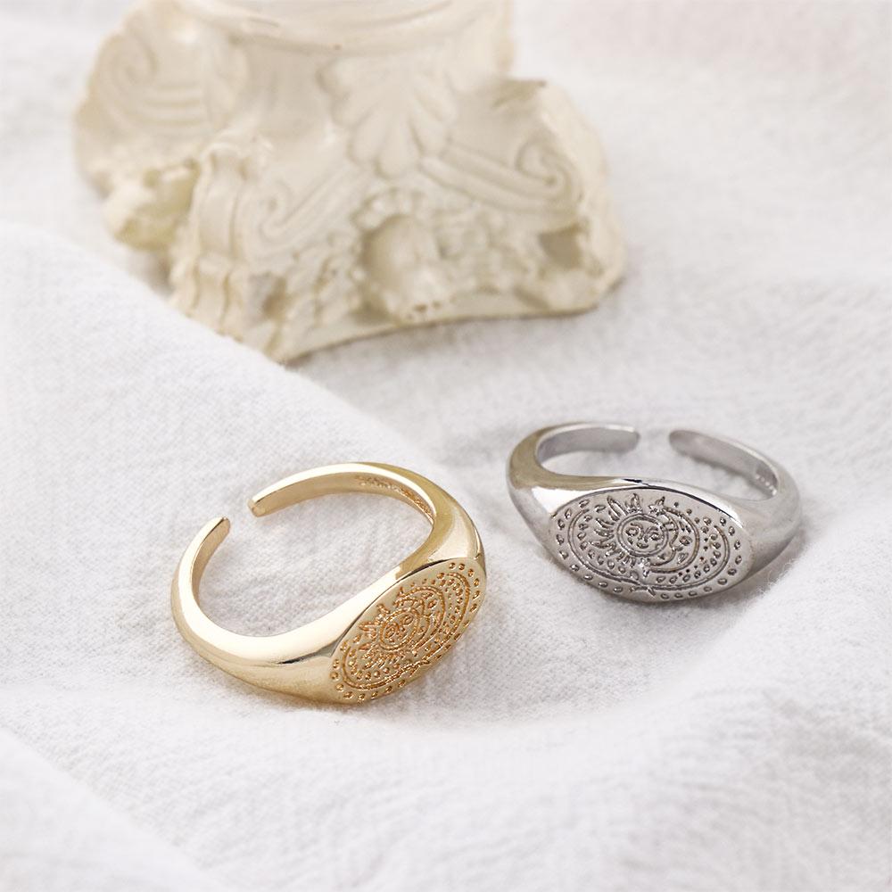 Minimalist Sun Moon Pattern Ri - Korean Daily Lifestyle ulasan dan harga