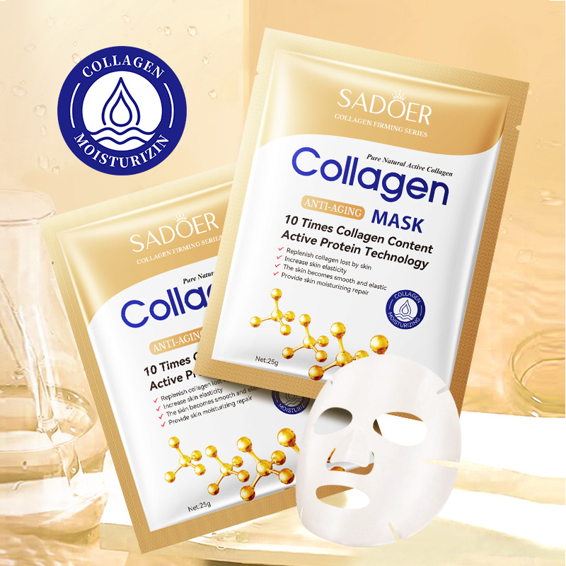 10pcs Anti-wrinkle Collagen Fa - Sheet Mask Collagen ulasan dan harga