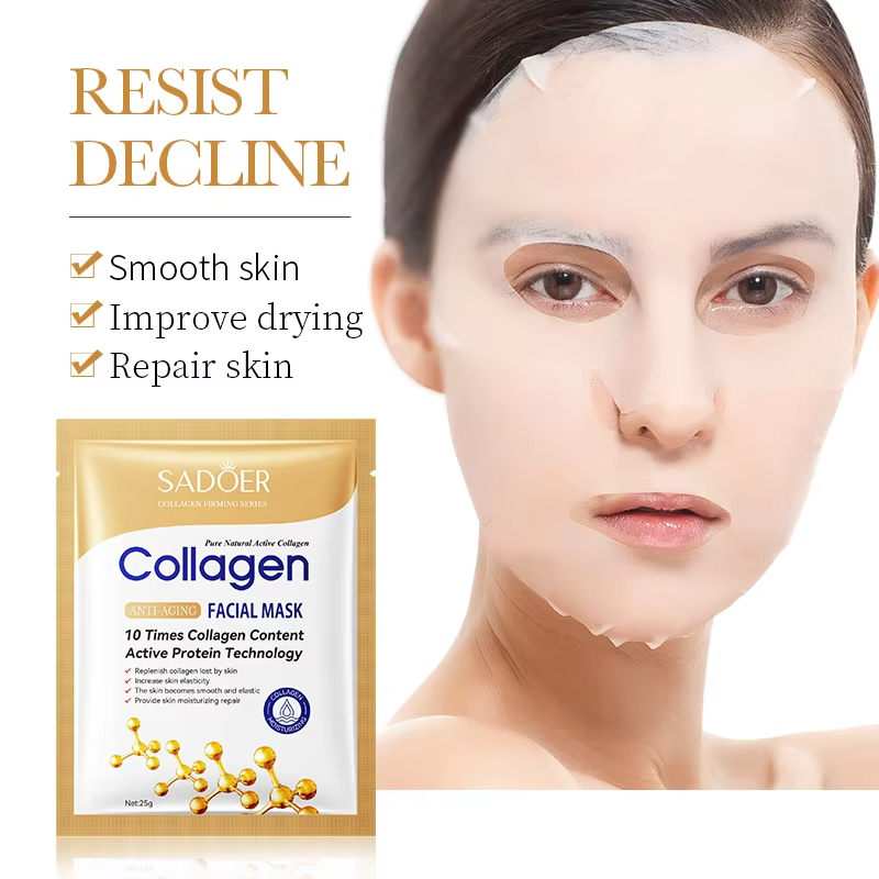 5/10/20/30pcs Korean Collagen  - Sheet Mask Collagen ulasan dan harga
