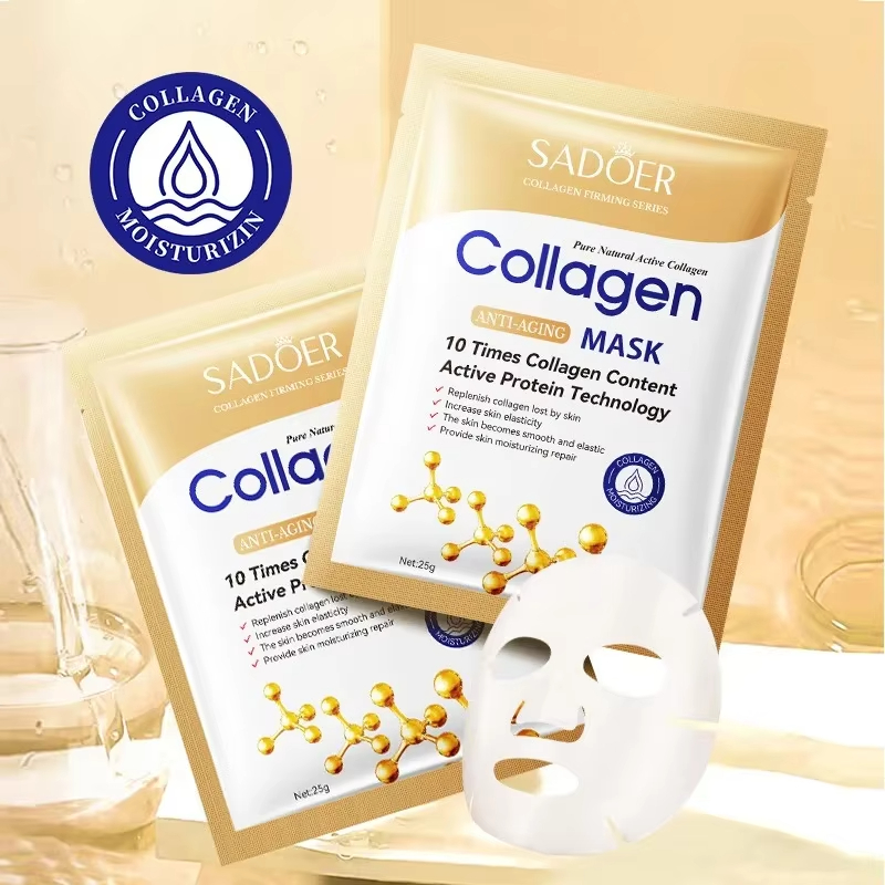 5/10/20/30pcs Korean Collagen  - Sheet Mask Collagen ulasan dan harga