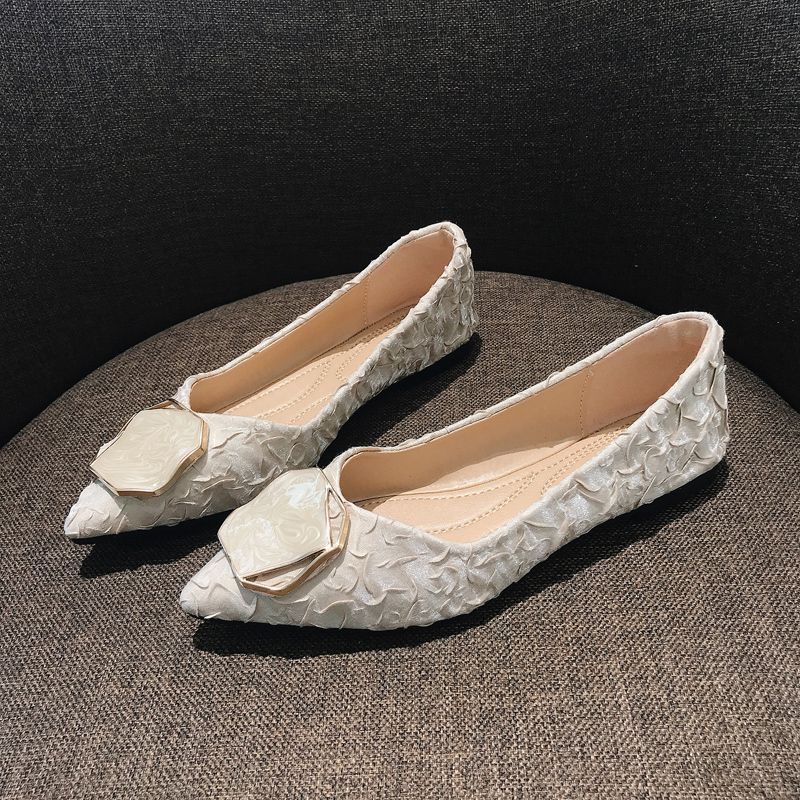 Women's Shoes Flat Pointed Toe - Korean Daily Lifestyle ulasan dan harga