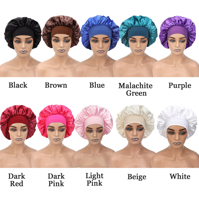 Silk Bonnet Satin Hair Bonnets - Sleeping Pack Overnight ulasan dan harga