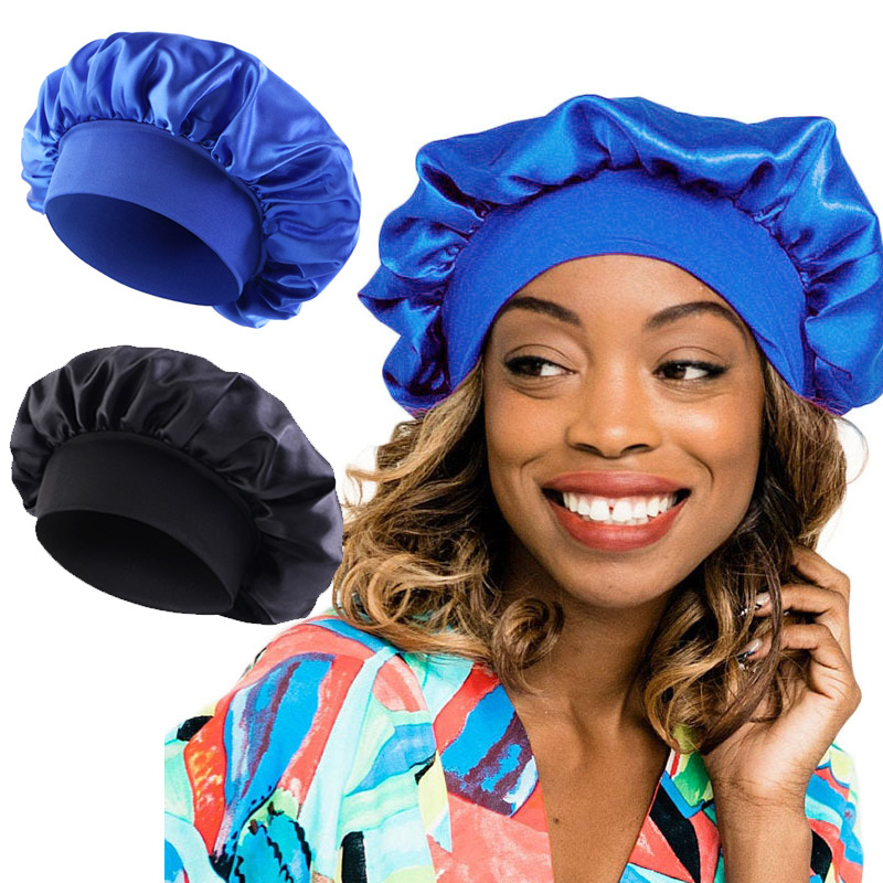 Silk Bonnet Satin Hair Bonnets - Sleeping Pack Overnight ulasan dan harga